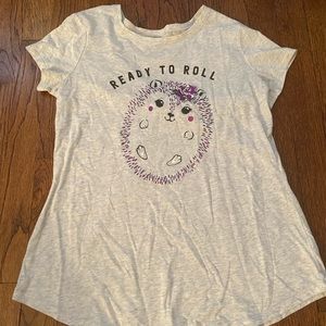 EUC JUSTICE short sleeve shirt size 18/20